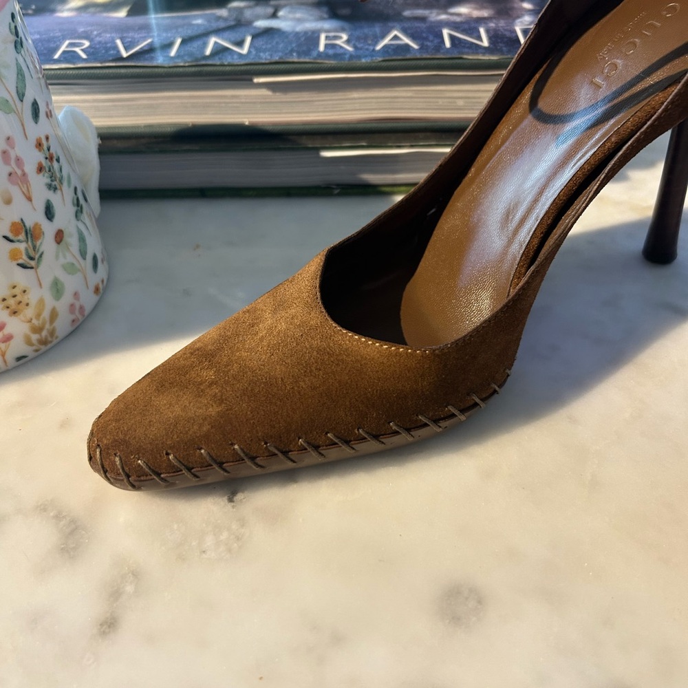 Gucci D’Orsay suede pump - Picture 2 of 8